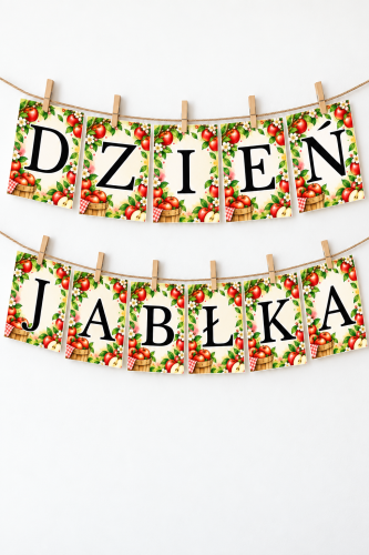 Dzień Jabłka - Napis ( wzór 1)  