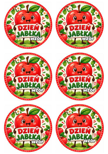 Odznaki / Medale ( wzór 1) - Dzień Jabłka