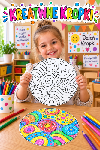 Kreatywne Kropki - Praca Plastyczna - Dzień Kropki   