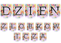 Dzień Żłobkowicza- Napis / Girlanda ( wzór 1) 