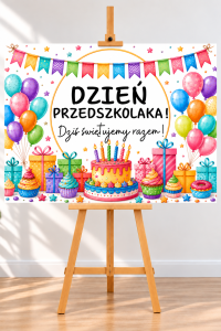 Plakat XXL ( wzór 2) - Dzień Przedszkolaka 