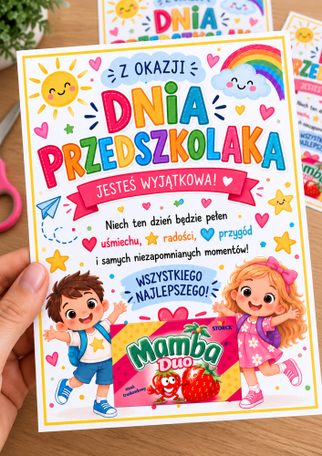 Szablony Na Prezenty - Dzień Przedszkolaka