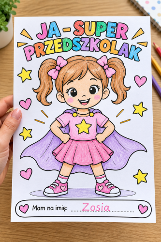 To Ja - Super Przedszkolak - Praca Plastyczna - Dzień Przedszkolaka