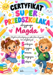 Certyfikat / Dyplom  - Super Przedszkolaka - DZIEŃ Przedszkolaka