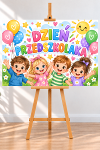 Plakat XXL ( wzór 3 ) - Dzień Przedszkolaka 