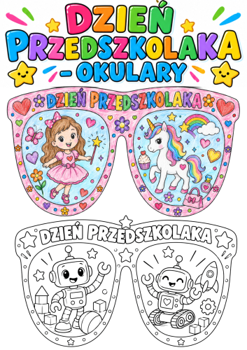 Okulary - Dzień Przedszkolaka  