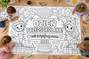 Kolorowanka XXL - Dzień Przedszkolaka