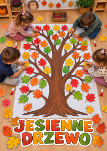 Jesienne Drzewo XXL - Praca Plastyczna - Jesień