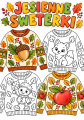 Jesienne Sweterki - Praca Plastyczna - Jesień 