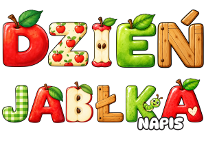 Dzień Jabłka - Napis 