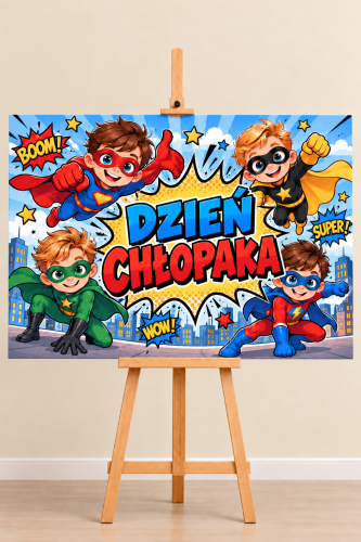 Plakat (wzór 3) - Dzień Chłopaka