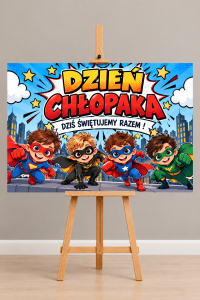 Plakat (wzór 4 ) - Dzień Chłopaka