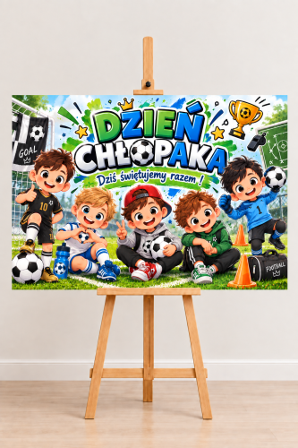 Plakat (wzór 5 ) - Dzień Chłopaka 
