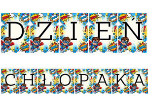 Dzień Chłopaka - Napis ( wzór 5)  