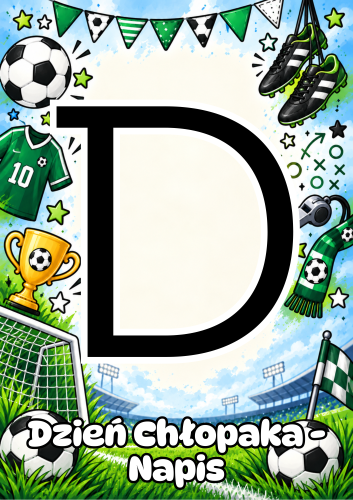 Dzień Chłopaka - Napis ( wzór 6 )  