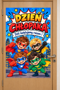 Plakat (wzór 7 ) - Dzień Chłopaka   