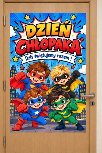 Plakat (wzór 7 ) - Dzień Chłopaka   