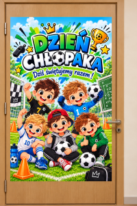 Plakat (wzór 8 ) - Dzień Chłopaka   