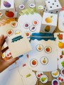 Zabawa z kostką i  Słoikami- Owoce i Warzywa / Przetwory