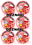 Odznaki - Jestem Polką/ Jestem Polakiem - Dzień Niepodległości / Święto Konstytucji 3 Maja / Polska