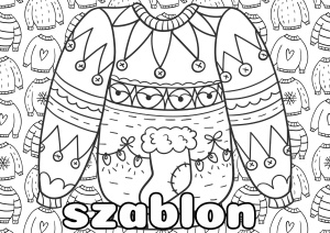Zaprojektuj Sweterek  - Zabawa w projektanta  / Prace Plastyczne
