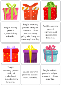Znajdź Prezent Według Opisu