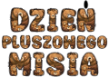 Dzień Pluszowego Misia- Napis/ Girlanda 2