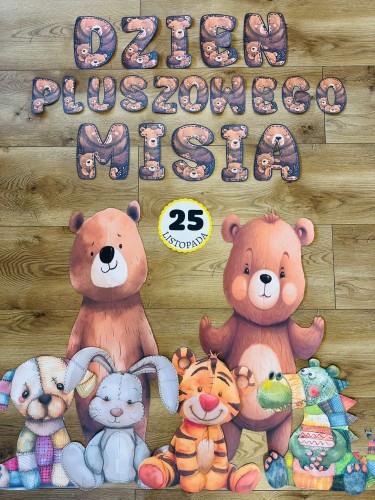 Dzień Pluszowego Misia - Dekoracje + Napis