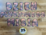 Dzień Pluszowego Misia- Napis/ Girlanda Pluszowa 