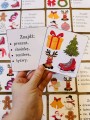 Święta / Boże Narodzenie- Znajdź na obrazku- elementy z opisami 