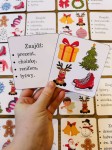 Święta / Boże Narodzenie- Znajdź na obrazku- elementy z opisami 