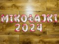 Mikołajki 2025- Napis/ Girlanda