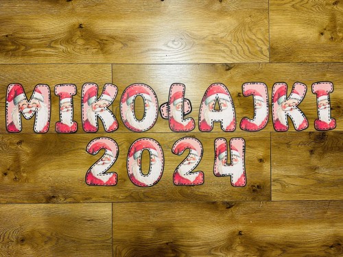 Mikołajki 2025- Napis/ Girlanda