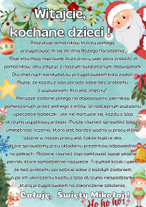  Kącik z zadaniami / Warsztat św. Mikołaja 