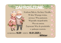 Zaproszenia wzór 1 z możliwością edycji samodzielnie treści - Dzień Babci i Dziadka-
