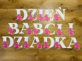 Dzień Babci i Dziadka- Napis/ Girlanda  