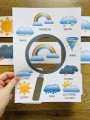 Detektyw- pogoda, kształty, owoce i warzywa ANG
