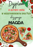 Dzień Pizzy - Dyplom z możliwością edycji tekstu 3