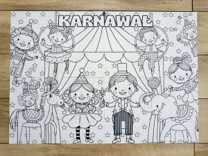 Bal Karnawałowy - Kolorowanka XXL