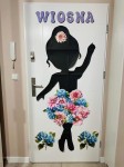 Pani Wiosna / Baletnica - Dekoracja na drzwi