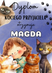 Dzień Kota- Dyplom z możliwością edycji samodzielnie tekstu