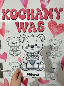 Walentynki - Misie- z możliwością edycji imion 