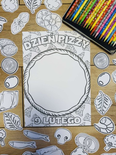 Dzień Pizzy - Praca Plastyczna A4/A3