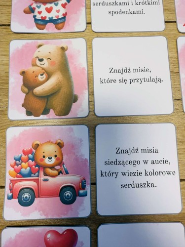 Walentynki - Znajdź Misia- Opisy 