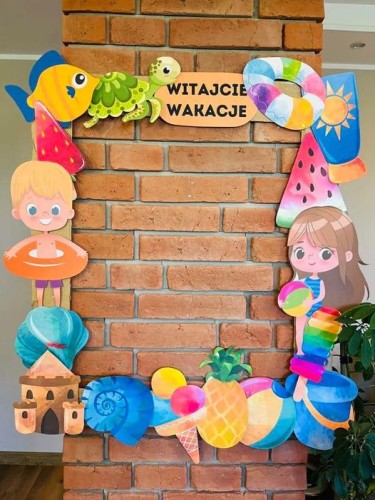 Witajcie Wakacje- Fotobudka Ramka