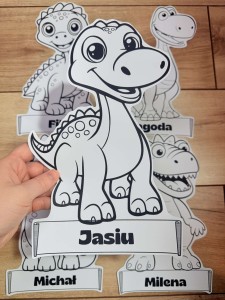 Dzień Dinozaura - Dinozaury z możliwością edycji imienia