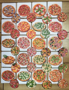 Dzień Pizzy - Pizza - Dopasuje Kółeczka 