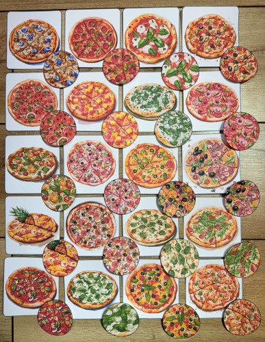 Dzień Pizzy - Pizza - Dopasuje Kółeczka 