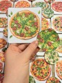Dzień Pizzy - Pizza - Dopasuje Kółeczka  