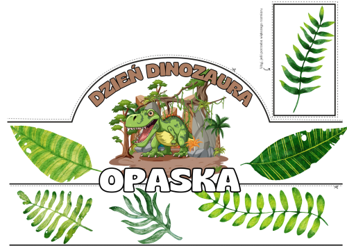 Dzień Dinozaura - opaska